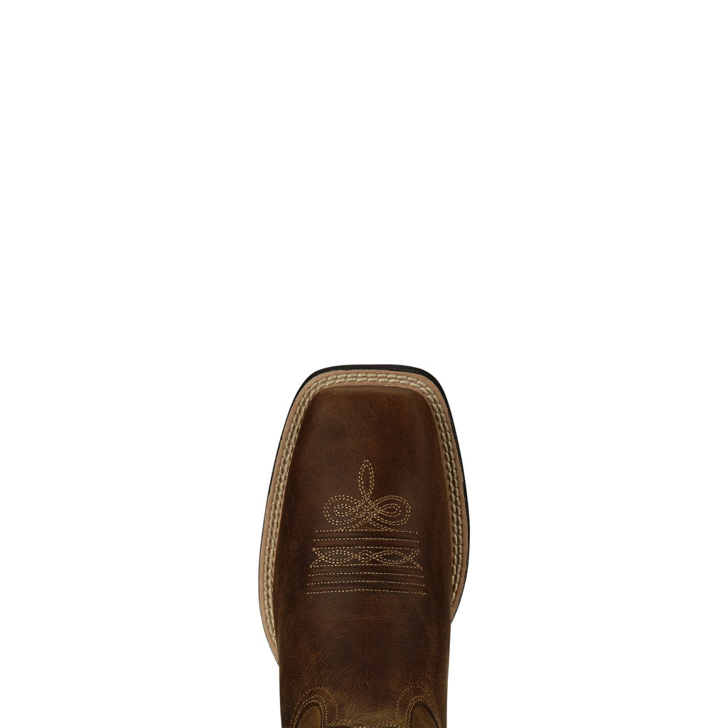WMS Round Up Wide Square Toe Western Boot
