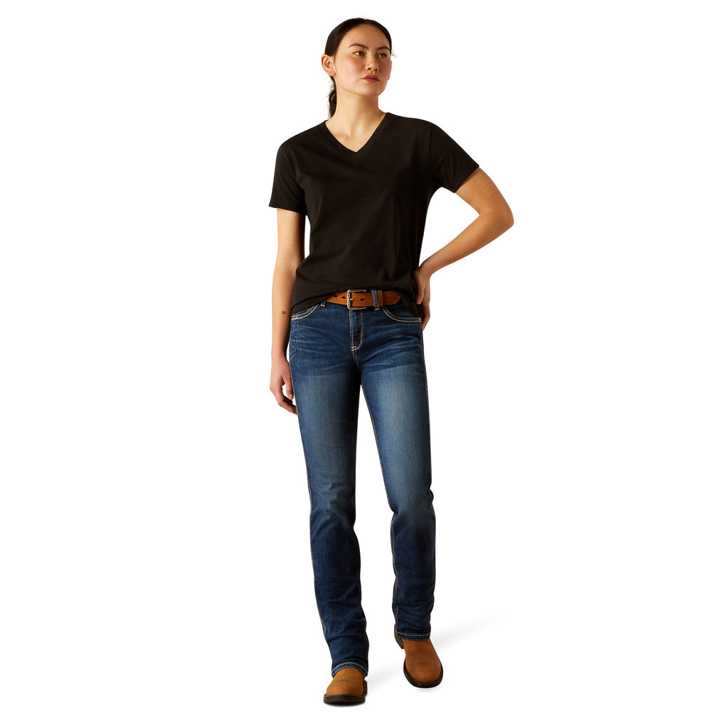 WMS Rebar Cotton Strong Standard V-Neck T-Shirt