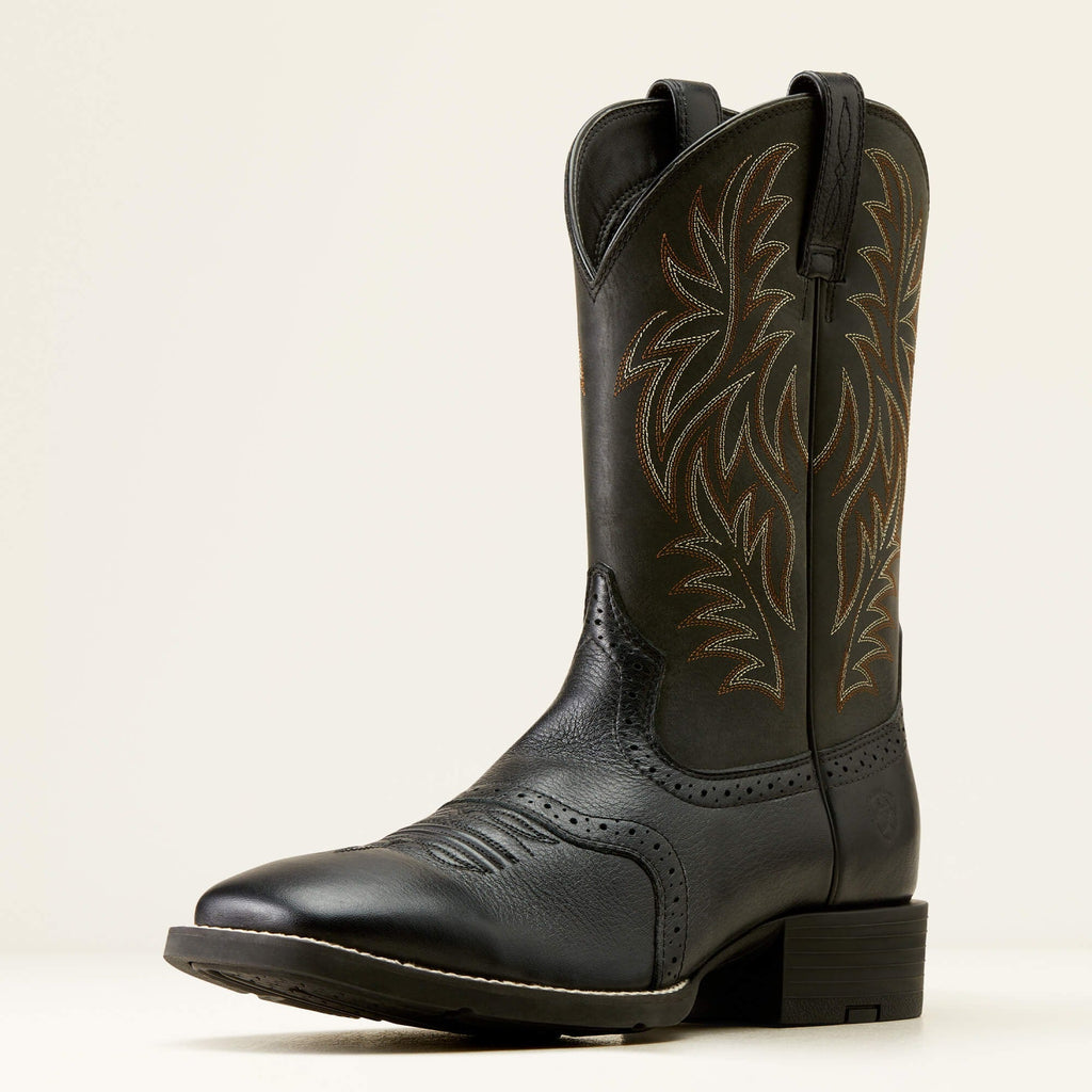 MNS Sport Western Wide Square Toe Cowboy Boot