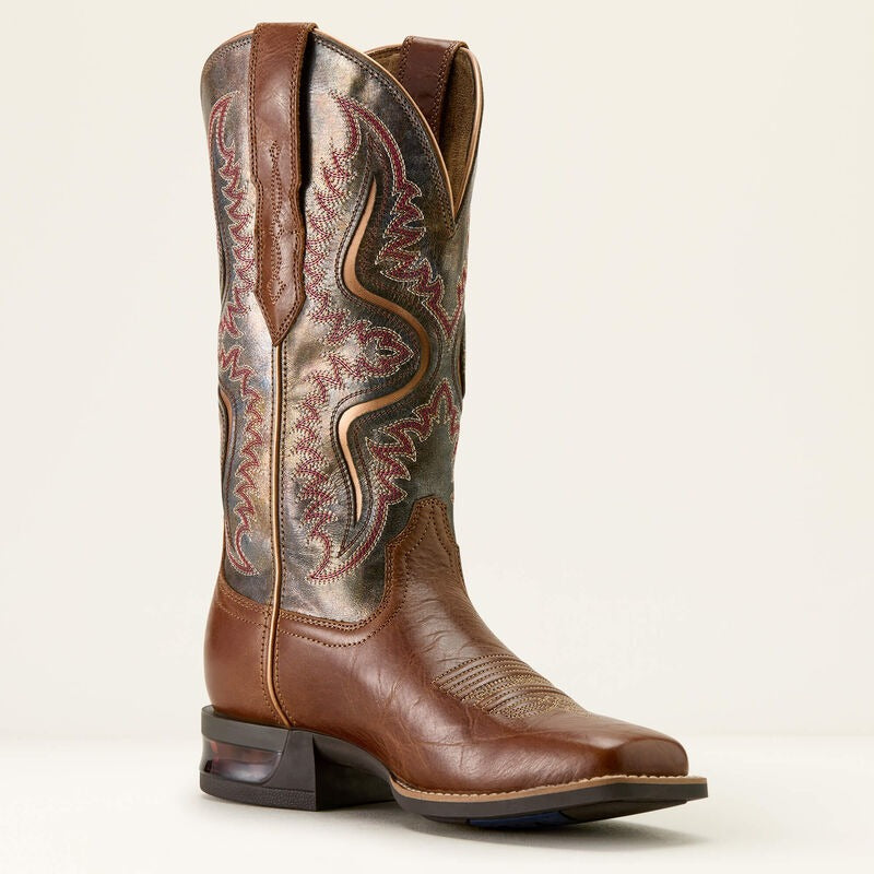 WMS Captivate Wide Square Toe Western Boot