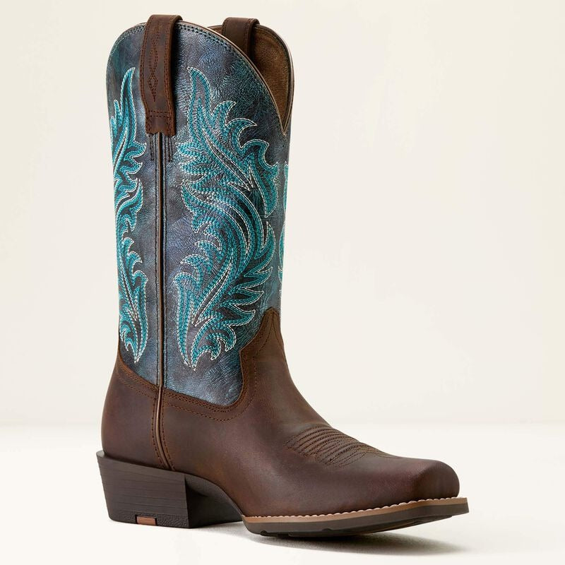 WMS Round Up Narrow Cutter Toe Western Boot