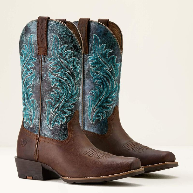 WMS Round Up Narrow Cutter Toe Western Boot