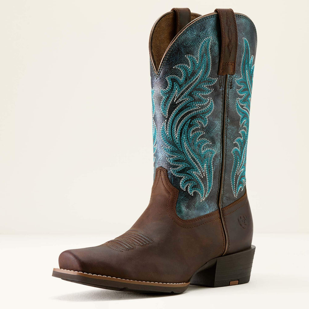 WMS Round Up Narrow Cutter Toe Western Boot