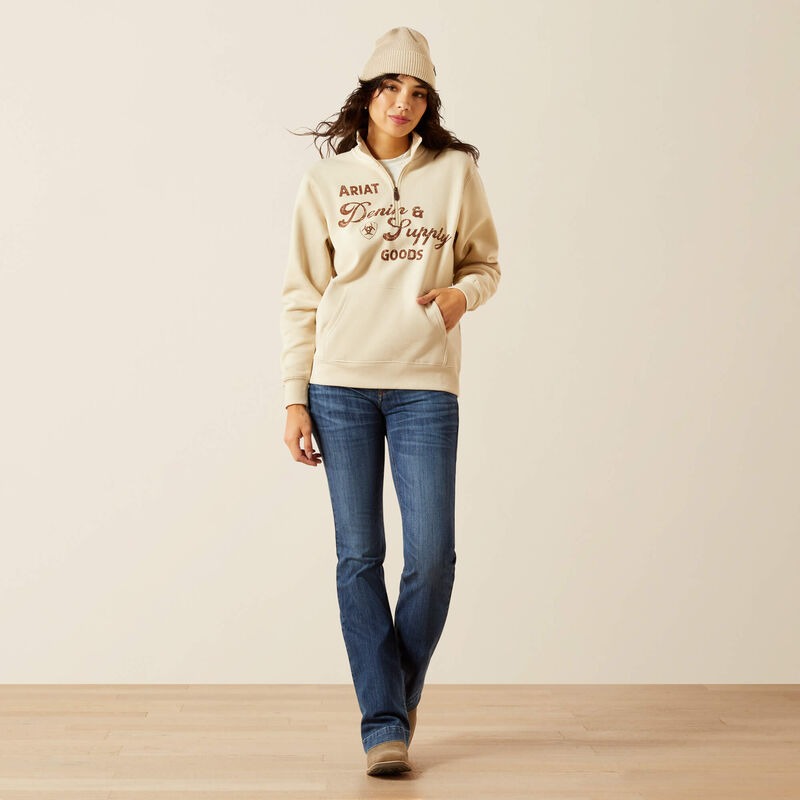 WMS Denim & Supply 1/2 Zip Sweatshirt