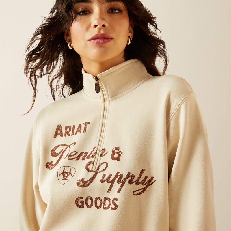 WMS Denim & Supply 1/2 Zip Sweatshirt