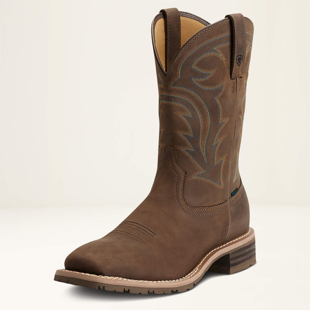 MNS Hybrid Rancher Waterproof Wide Square Toe Cowboy Boot