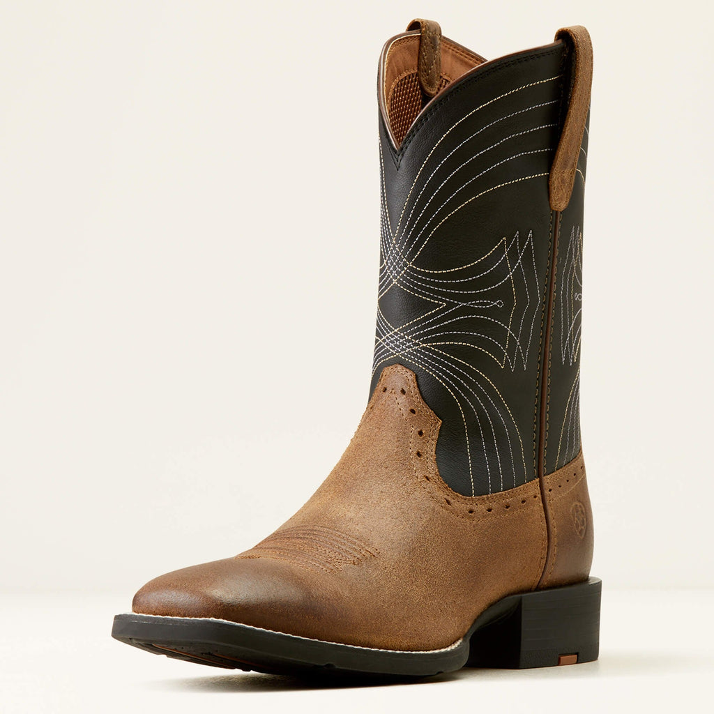MNS Sport Wide Square Toe Cowboy Boot