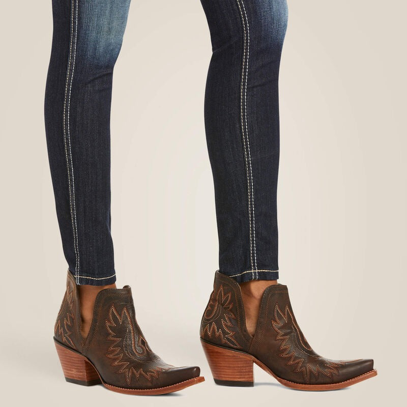 WMS R.E.A.L. Mid Rise Stretch Outseam Ella Skinny Jean