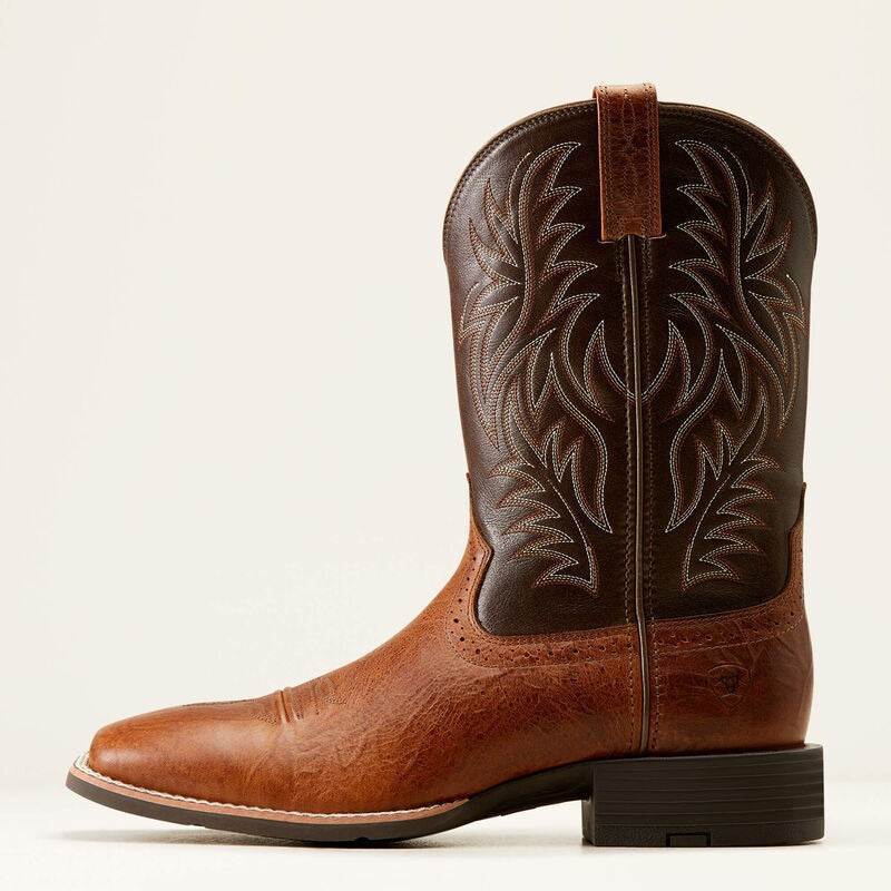 MNS Sport Western Wide Square Toe Cowboy Boot