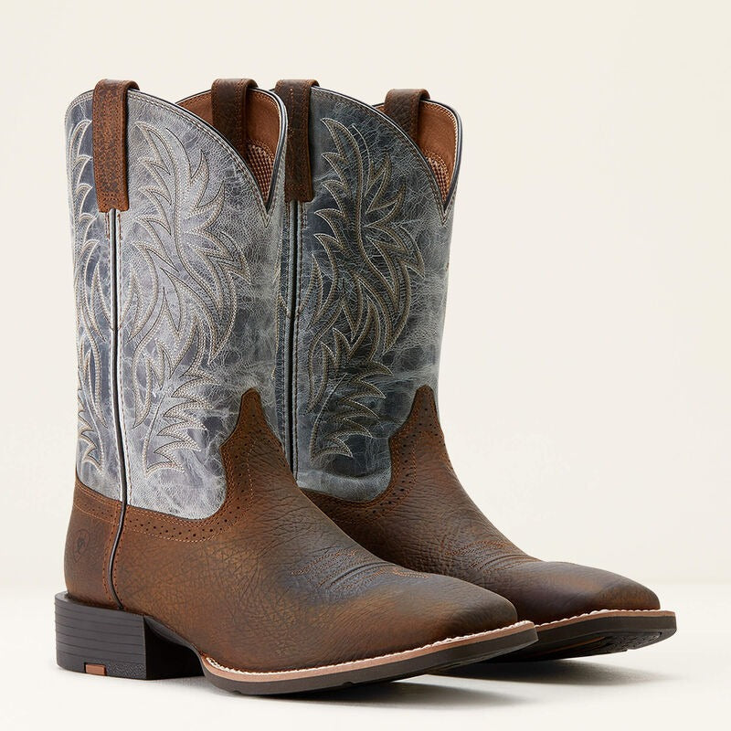 MNS Sport Western Wide Square Toe Cowboy Boot