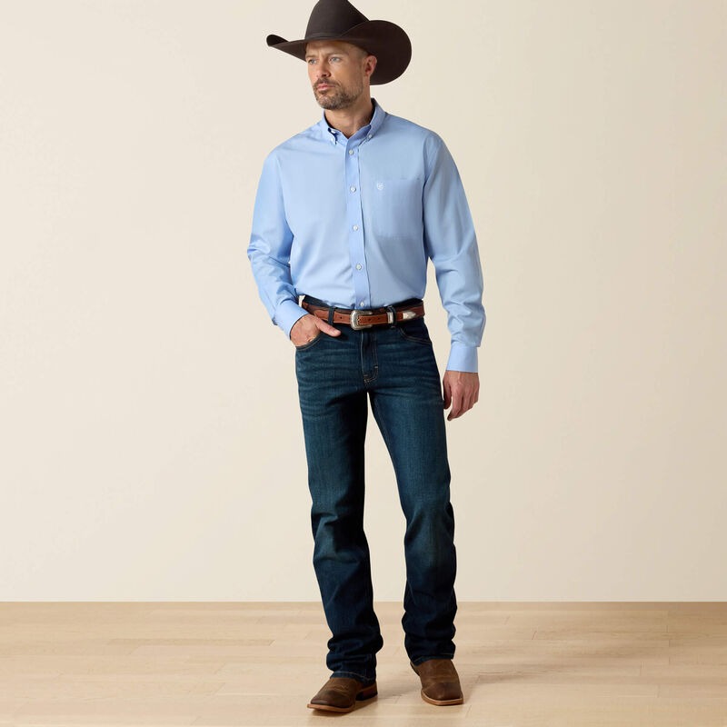 MNS Wrinkle Free Solid Shirt