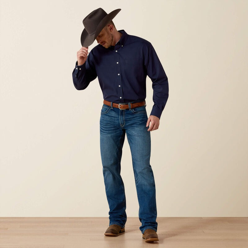 MNS Wrinkle Free Solid Shirt