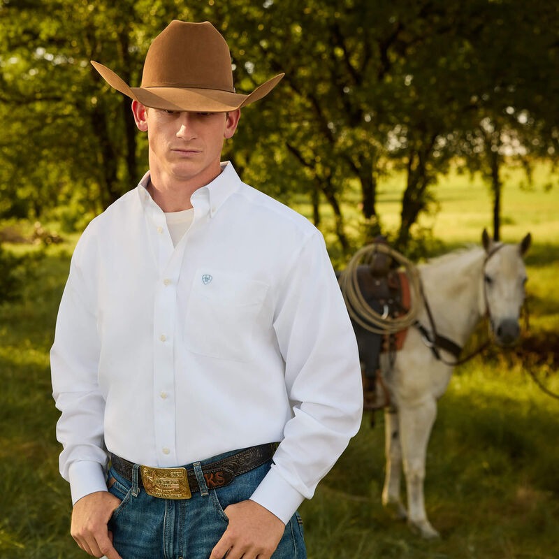 MNS Wrinkle Free Solid Shirt