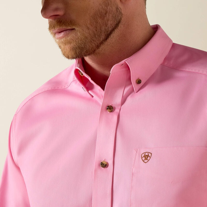 MNS Solid Twill Classic Fit Shirt