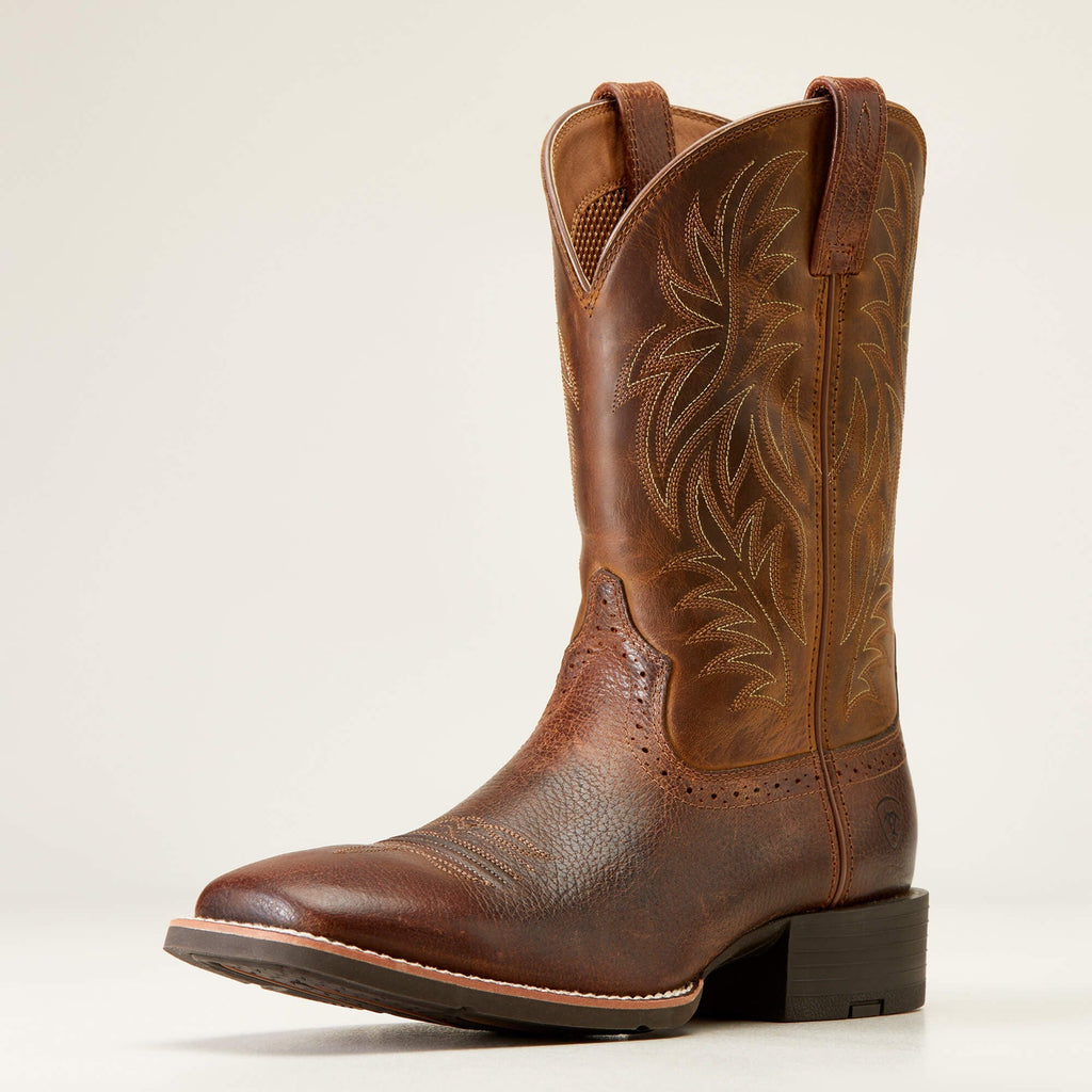 MNS Sport Western Wide Square Toe Cowboy Boot
