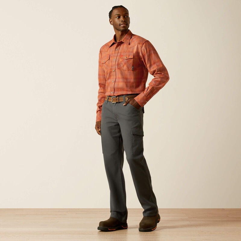 MNS FR Wayne Retro Fit Snap Work Shirt