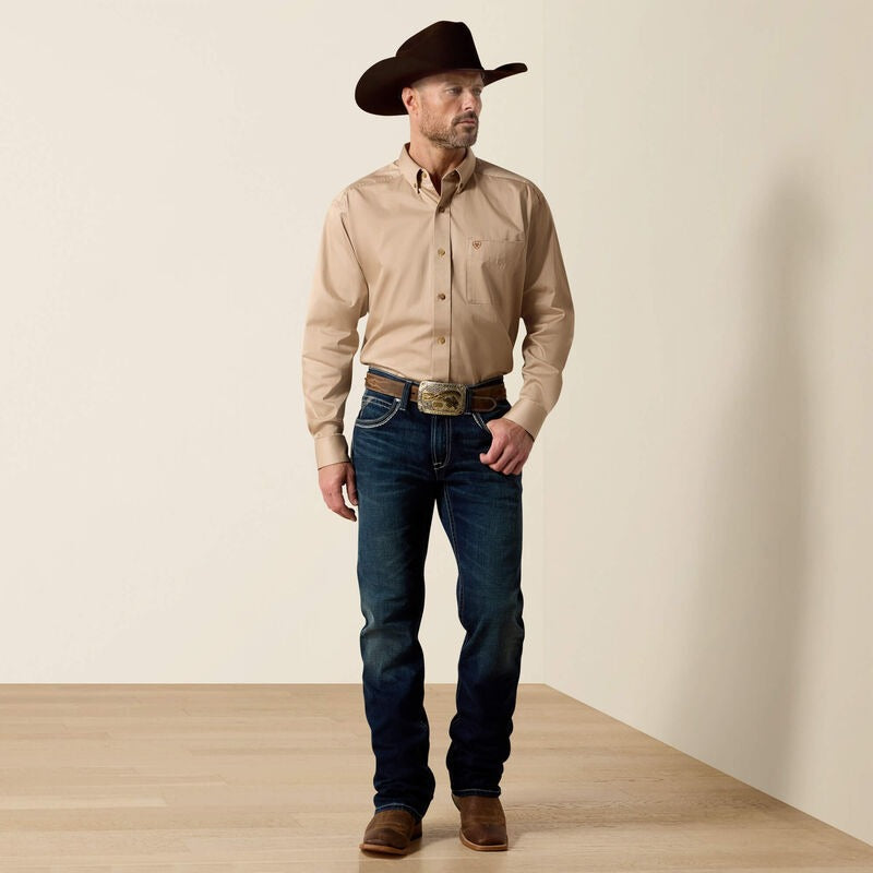 MNS Solid Twill Classic Fit Shirt