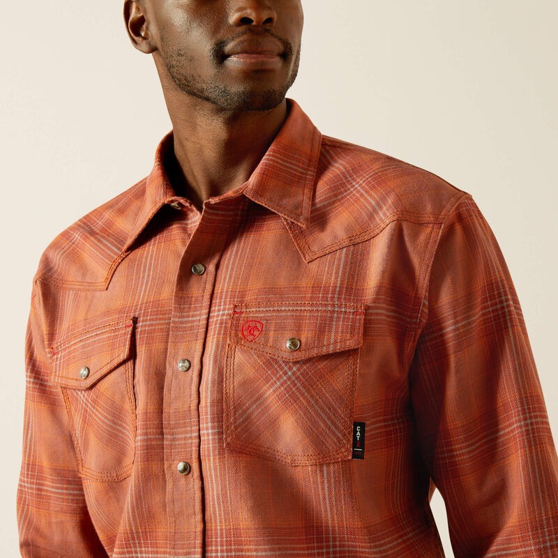 MNS FR Wayne Retro Fit Snap Work Shirt