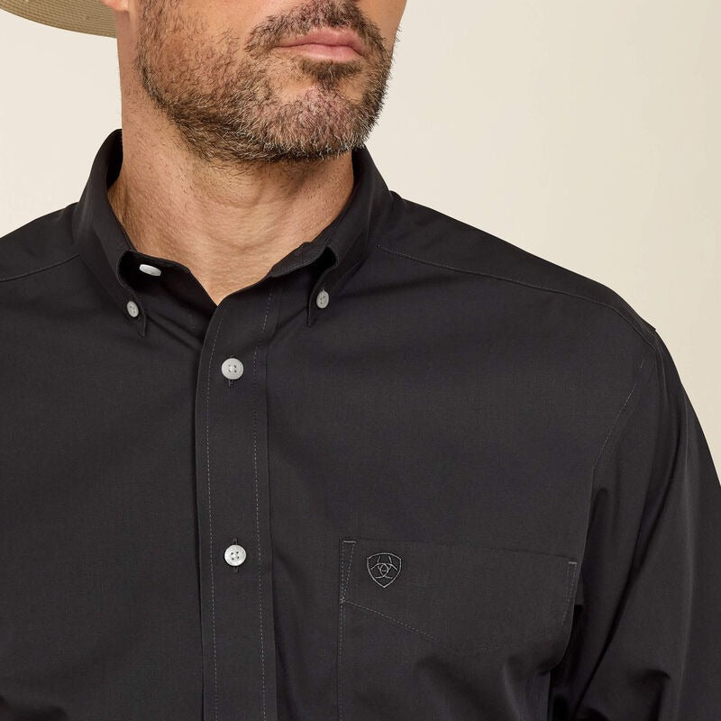MNS Wrinkle Free Solid Shirt