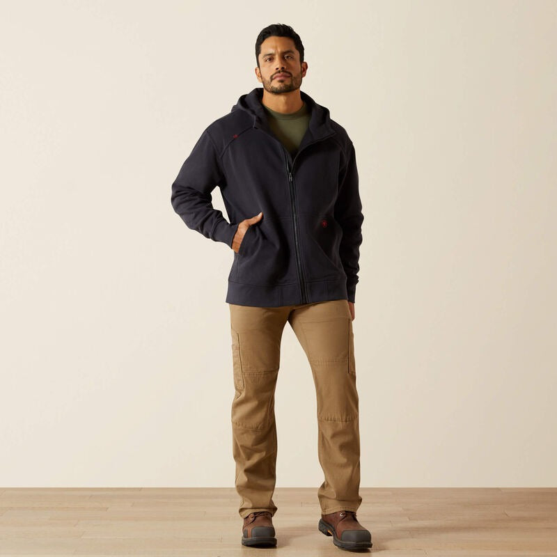 MNS FR DuraStretch Heavyweight Fleece Full Zip Hoodie
