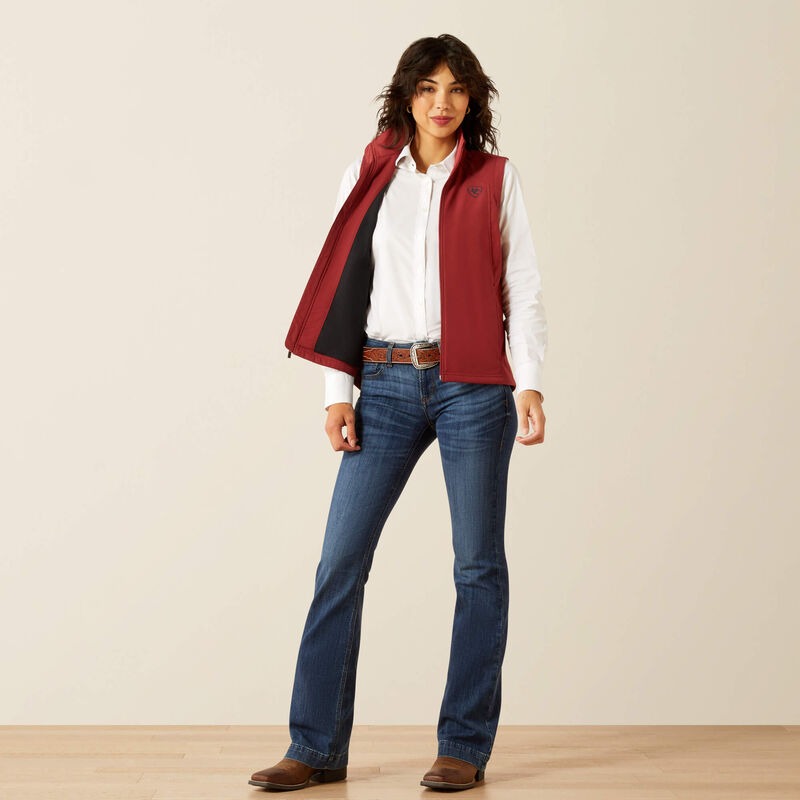 WMS Ariat Logo Softshell Vest