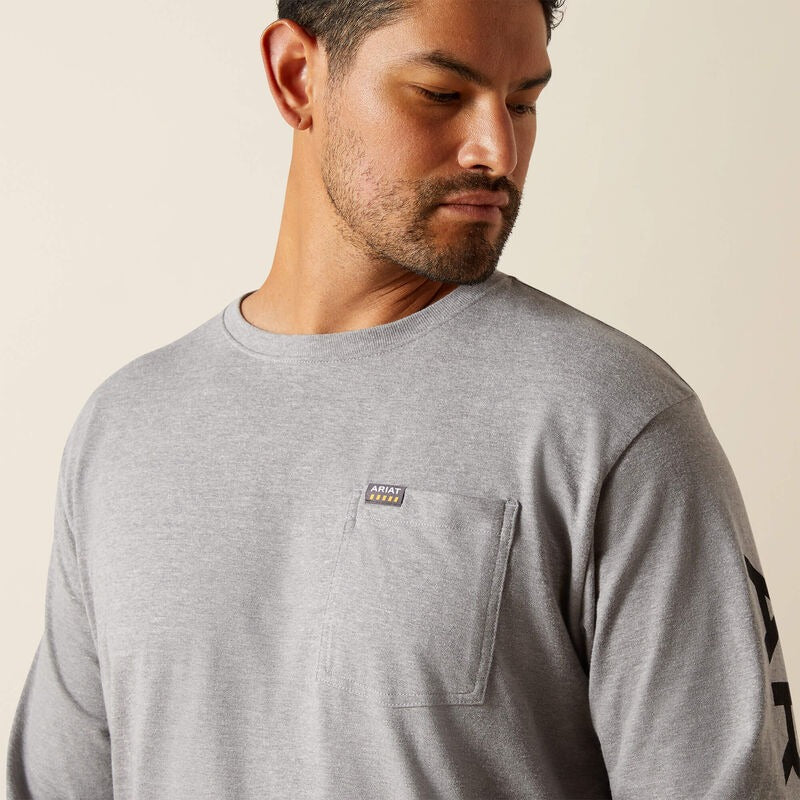 MNS Rebar Cotton Strong Standard Logo Pocket T-Shirt