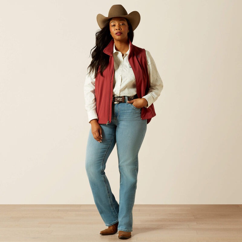 WMS Ariat Logo Softshell Vest