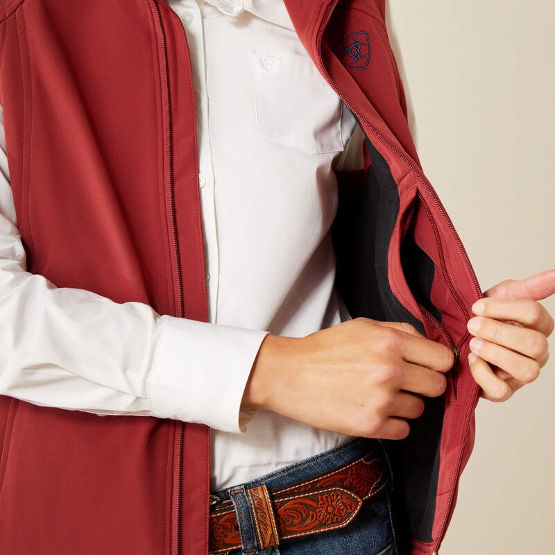 WMS Ariat Logo Softshell Vest