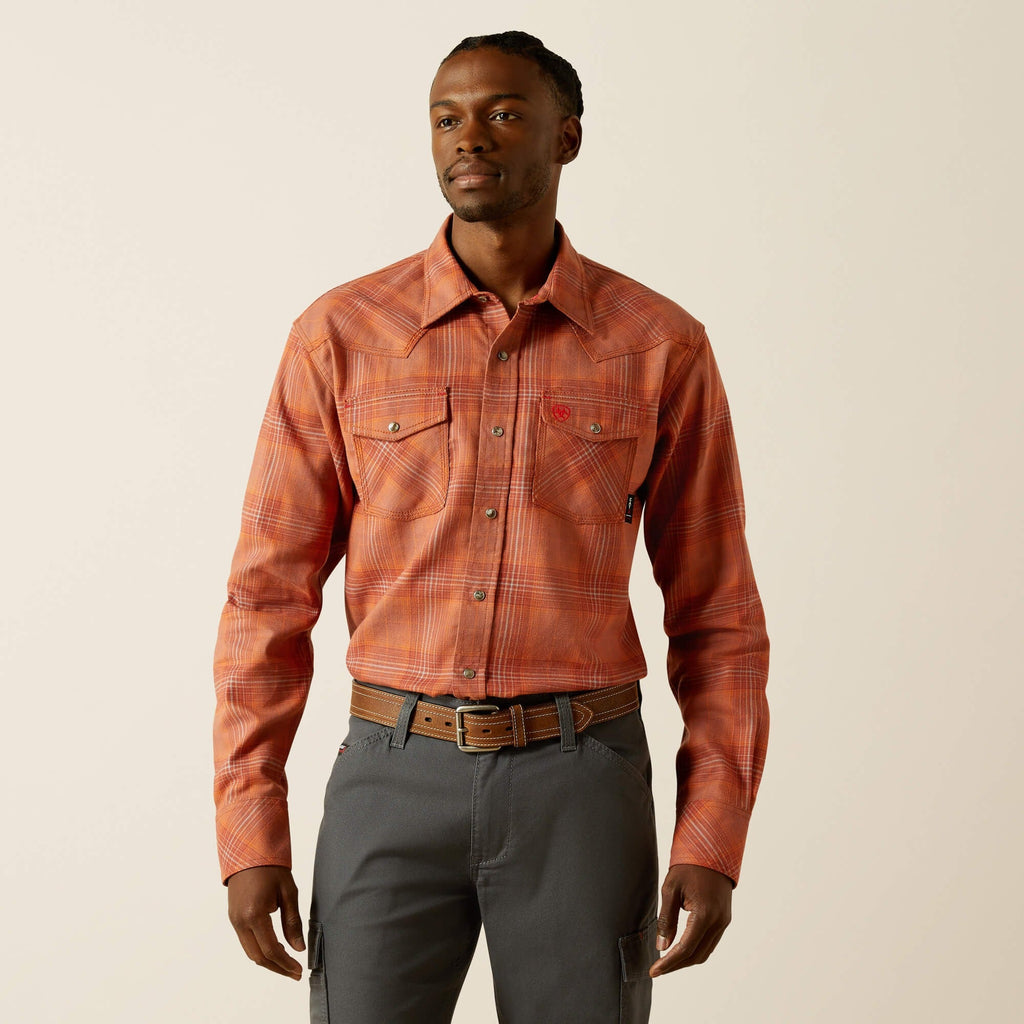 MNS FR Wayne Retro Fit Snap Work Shirt