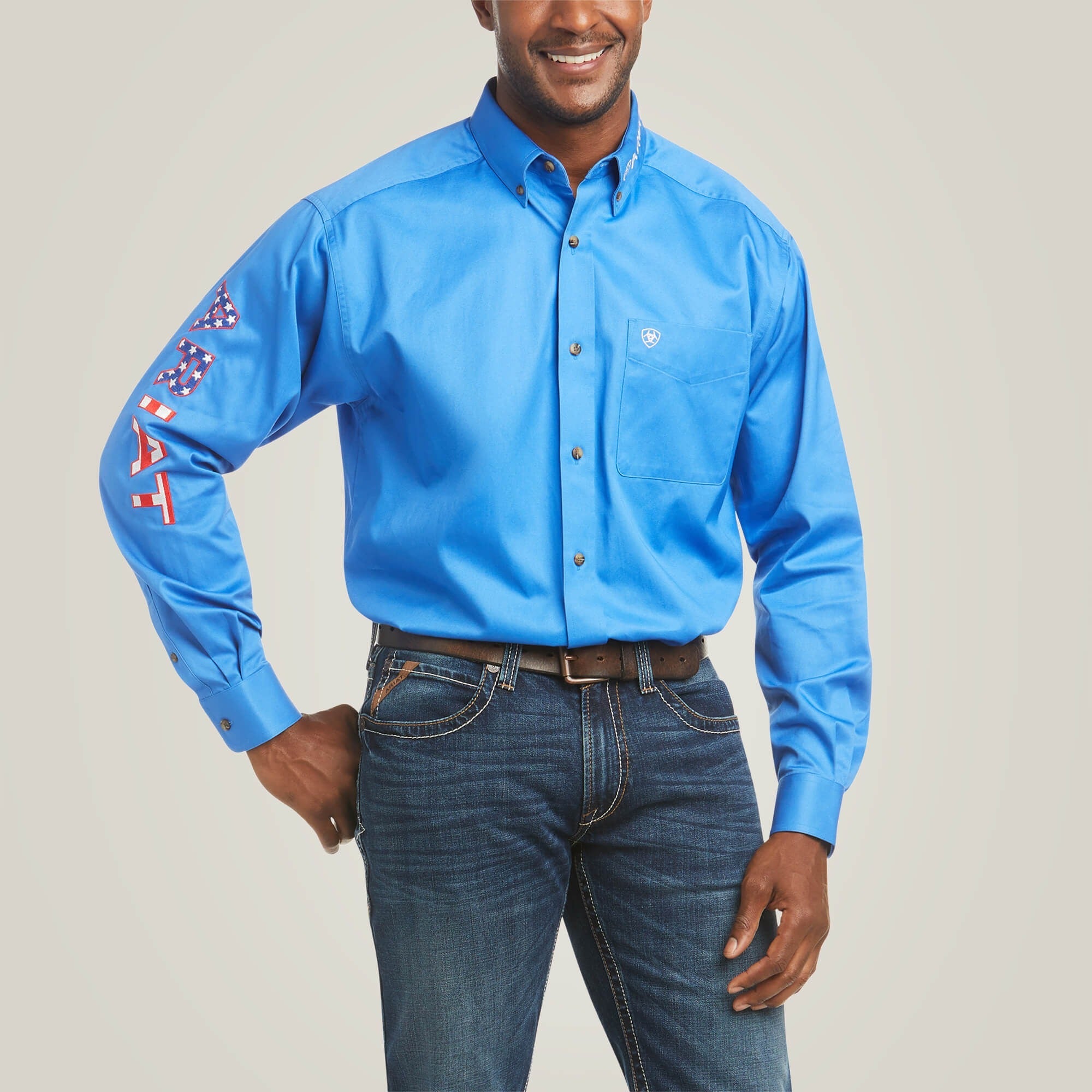 MNS Team Logo Twill Classic Fit Shirt