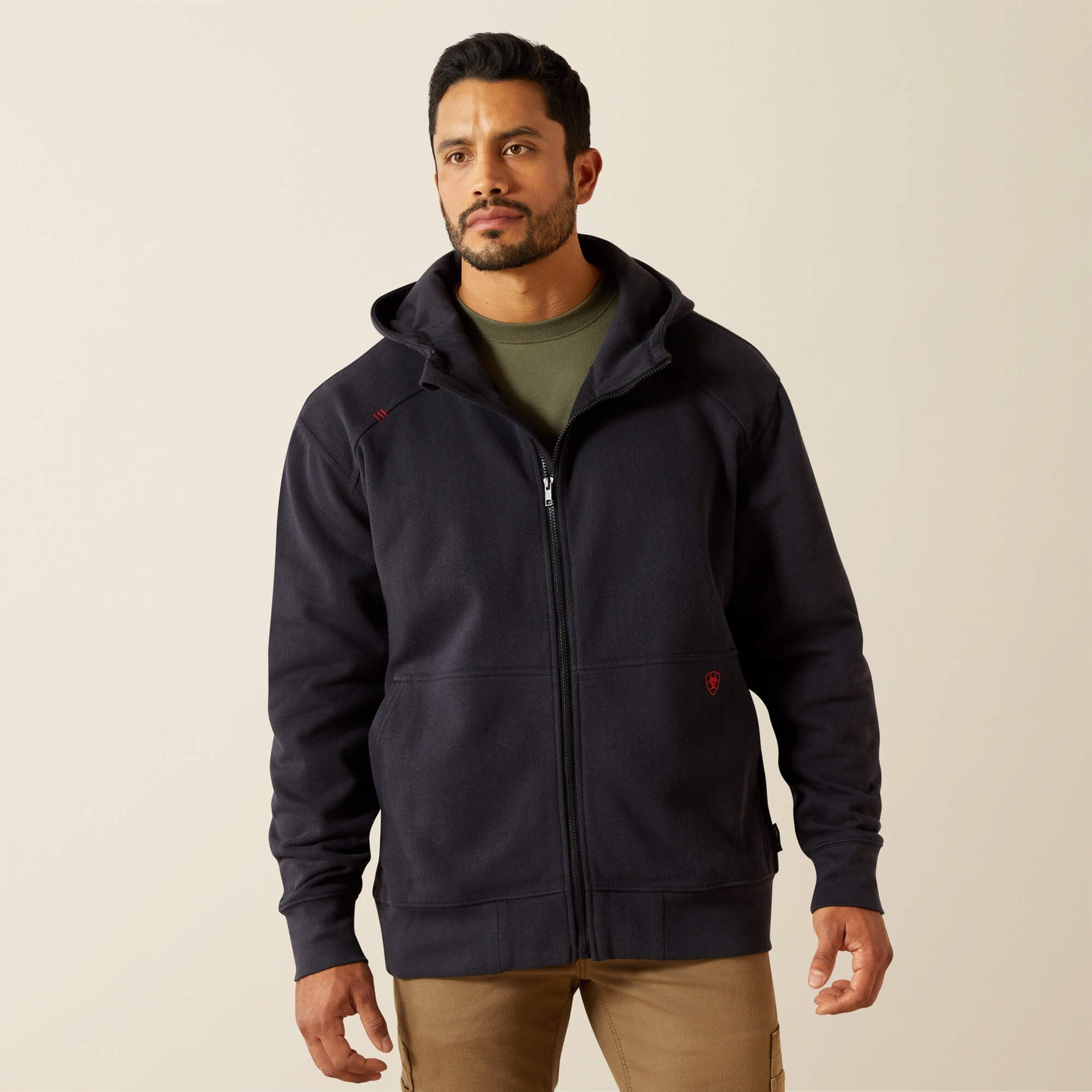 MNS FR DuraStretch Heavyweight Fleece Full Zip Hoodie