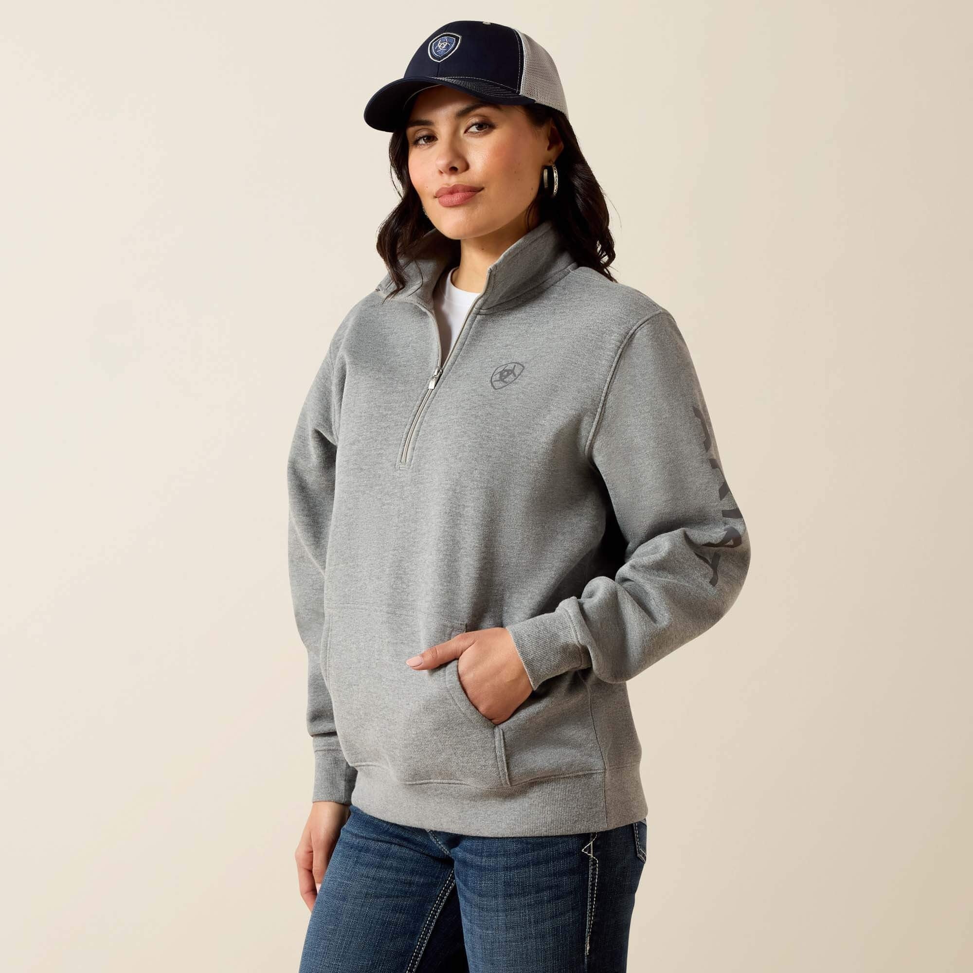 WMS Logo 1/2 Zip Sweatshirt
